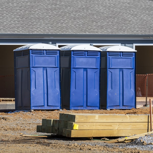 are there any restrictions on what items can be disposed of in the portable toilets in Haxtun